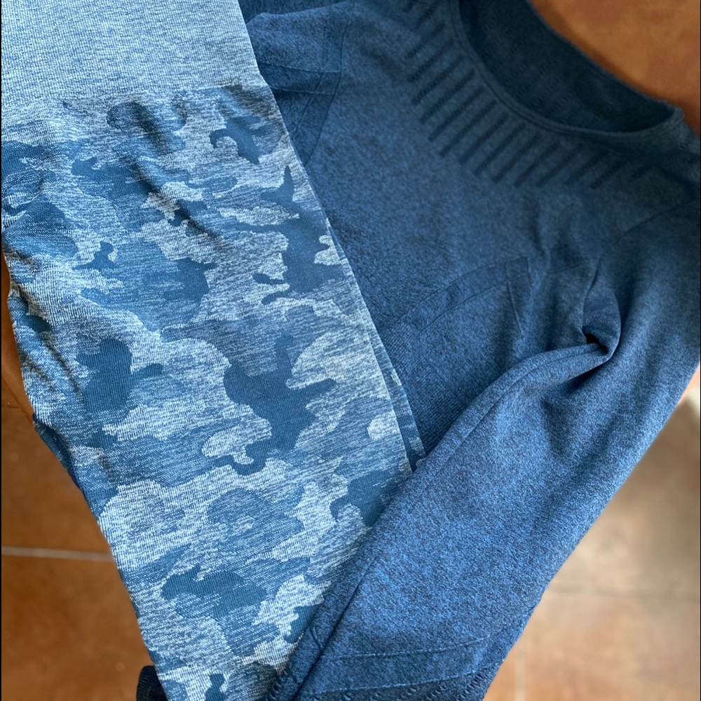 Navy Camo Workout Set